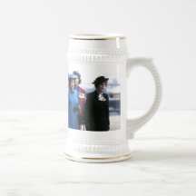 HM Queen Elizabeth II-Margaret Thatcher Coffee Mugs