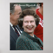 HM Queen Elizabeth II Windsor 1986 Posters