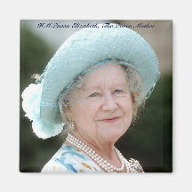 HM Queen Elizabeth, The Queen Mother Berlin 1987 Refrigerator Magnet
