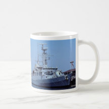 HMS Active", Royal Navy, visiting San Diego Frigat Mug