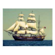 HMS Bounty Postcard