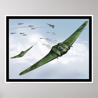 Ho 229 Attack! Print by Sabre
