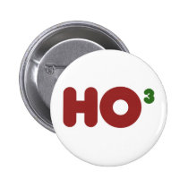 Ho 3 Nerdy funny christmas buttons