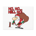 ho ho hell no santa chimney dilemma postcards
