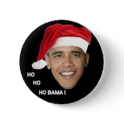 Ho Ho Ho Bama Pinback Button by elfyboy