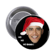 Ho Ho Ho Bama Pinback Button