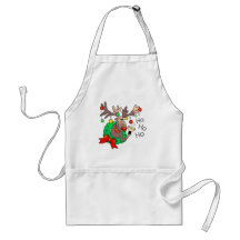 HO HO HO by SHARON SHARPE Apron