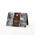 HO HO HO Christmas/Holiday Photo Card