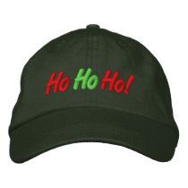 Ho, Ho, Ho! Embroidered Cap Embroidered Baseball Cap