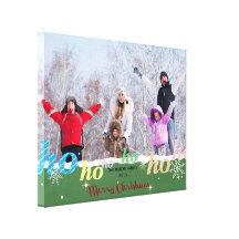 HO - HO - HO GALLERY WRAP CANVAS