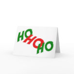 Ho Ho Ho Greeting Card