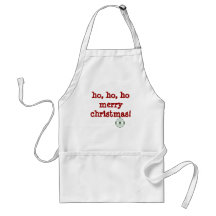 ho, ho, ho, ho merry christmas! apron