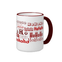 Ho Ho Ho Holiday (red) Mug