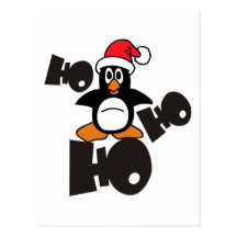 Ho Ho Ho PINGOUIN Carte Postale
