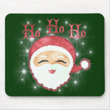 HO HO HO SANTA MOUSE PAD