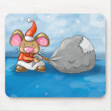 ho ho merry christmas mouse mouse pads