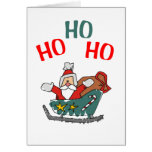 Ho Ho Santa Claus Greeting Cards