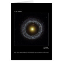 Hoag's Object Hubble Telescope Photo Greeting Card