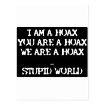 ** HOAX ** POST CARD