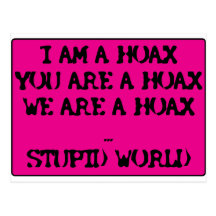 ** HOAX ** POST CARDS