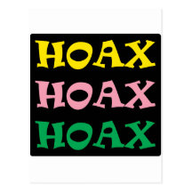 ** HOAX ** POSTCARD