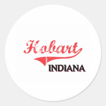 Hobart Indiana City Classic Stickers