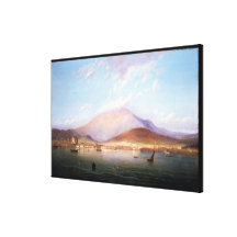 Hobart Town with Mount Wellington, Tasmania Gallery Wrapped Canvas