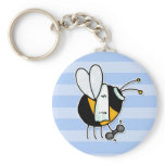 hobby - rather bee at the gym no txt key chain