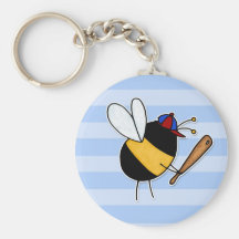 hobby - rather bee hitting homeruns no txt key chains
