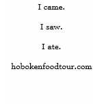 Hoboken Food Tour Womens Shirt
