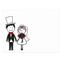 Hochzeitskarte Postkarte