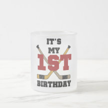 Hockey 1st Birthday Tshirts and Gifts Mug