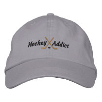 Hockey Addict Embroidered Hat