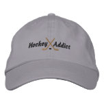 Hockey Addict Embroidered Hat embroidered hats