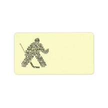Hockey Address Labels