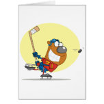 Hockey-Bear-Player Card