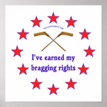 Hockey Bragging Rights Posters