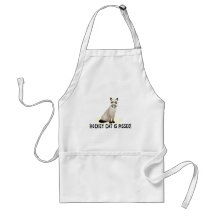 Hockey Cat Pissed Apron