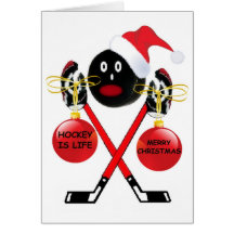 Hockey Christmas Cards