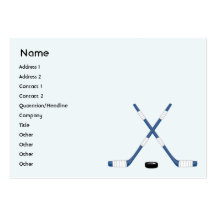 Hockey - Chubby Business Cards
