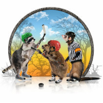 Hockey Critter Classic Photo Sculpture