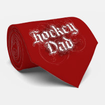 Hockey Dad Custom Tie
