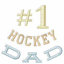 Hockey  Dad Embroidered Shirt