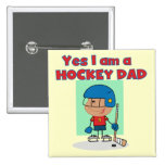 Hockey Dad T-shirts and Gifts Pinback Button