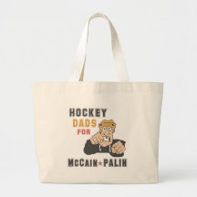 Hockey Dads for McCain Palin Tote Bag