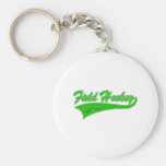 Hockey de champ vert porte-clé