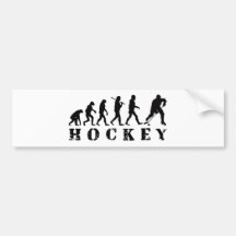 Hockey d'évolution autocollant pour voiture