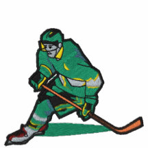 Hockey Embroidered Shirt