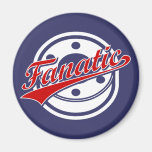 Hockey Fanatic Refrigerator Magnet