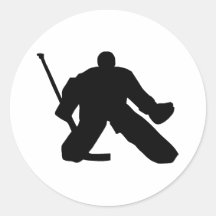 Hockey - gardien de but adhésifs ronds